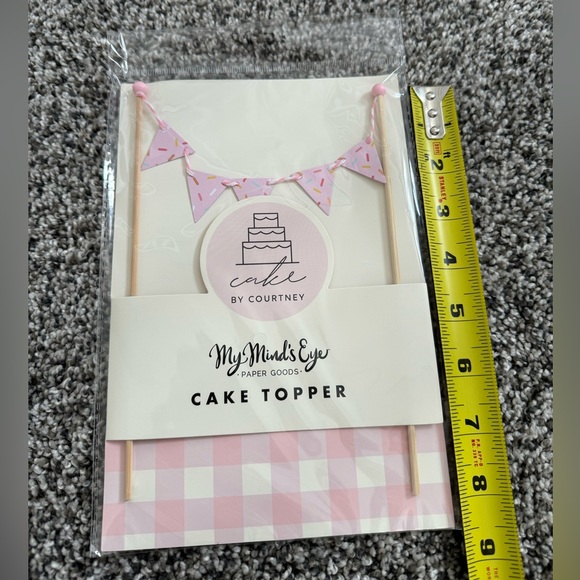 My Mind's Eye Sprinkle Mini Pendant Cake Topper - Picture 3 of 5